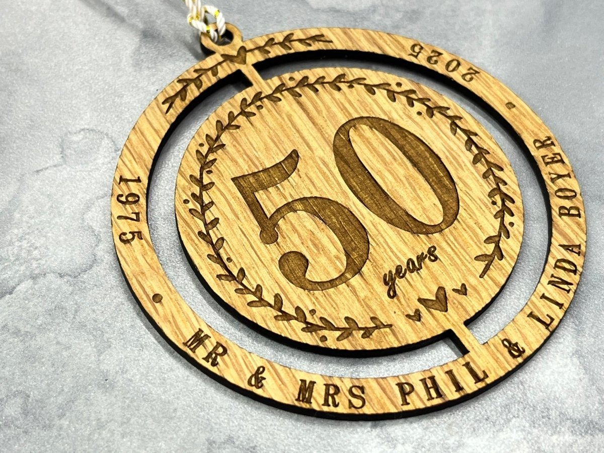 50th Anniversary Bundle - Legacy Images - Decor - 11x14 Picture Frame anniversary picture frame laser engraved