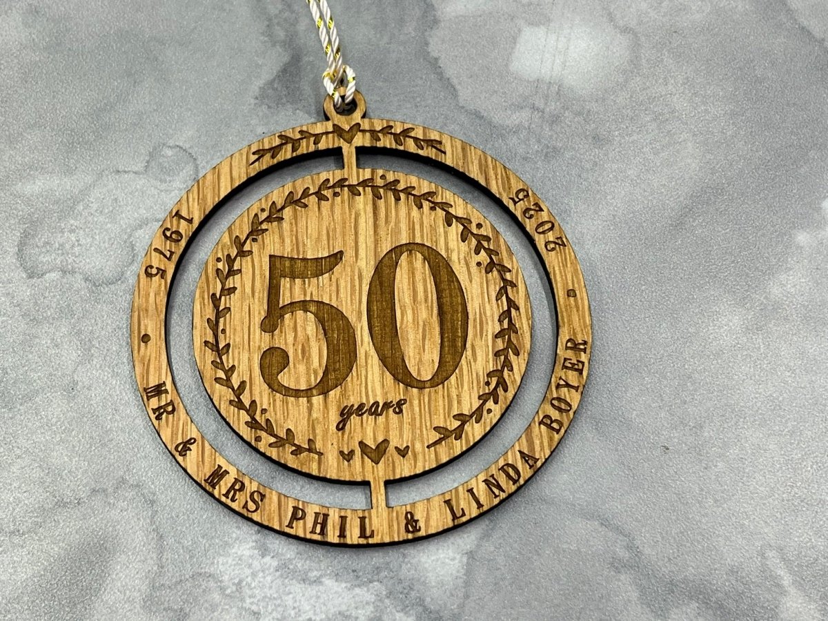 50th Anniversary Bundle - Legacy Images - Decor - 11x14 Picture Frame anniversary picture frame laser engraved