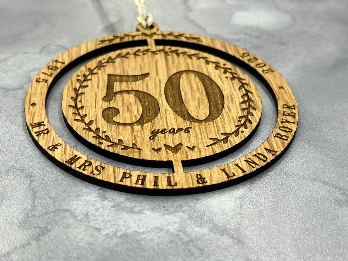 50th Anniversary Bundle - Legacy Images - Decor - 11x14 Picture Frame anniversary picture frame laser engraved