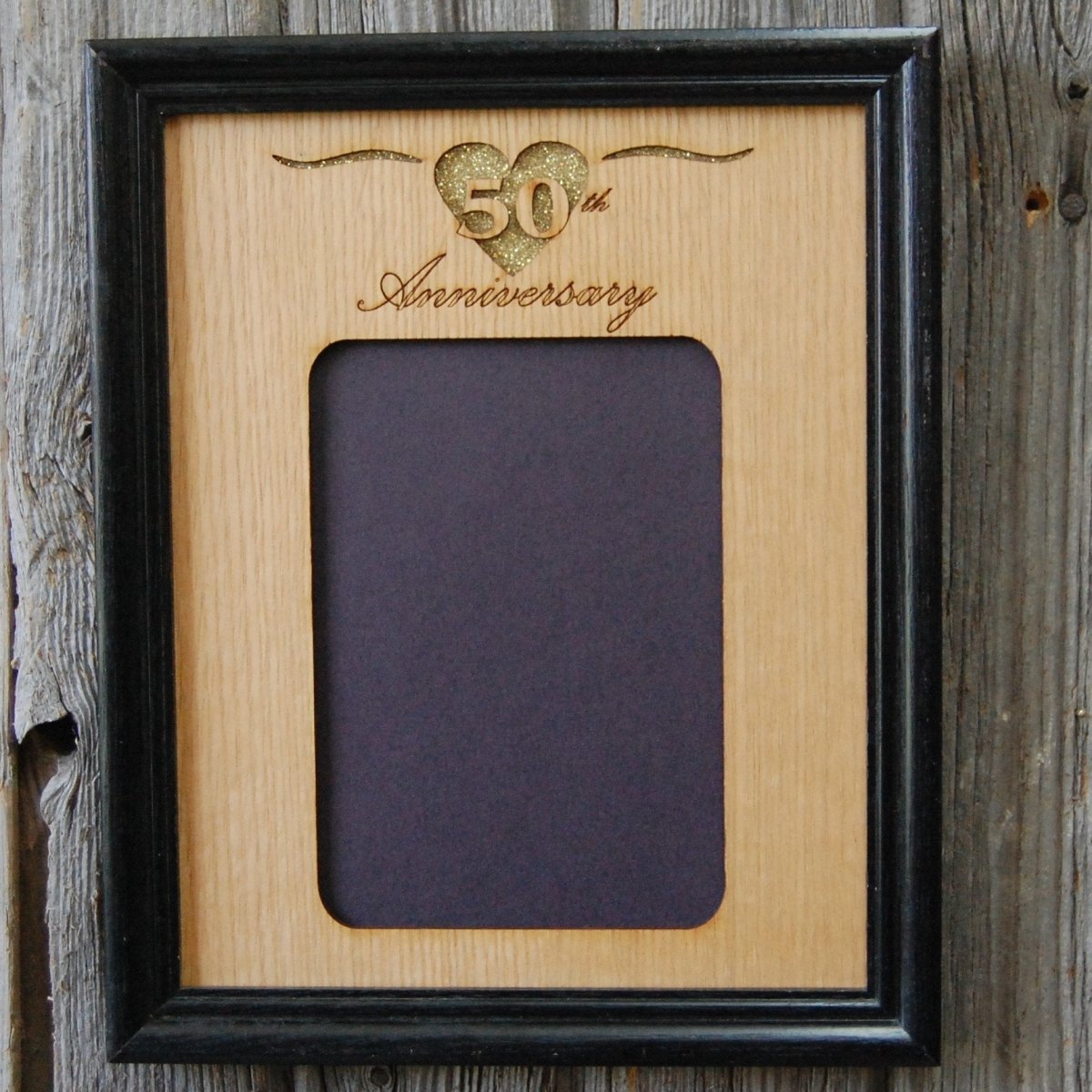 50th Anniversary Picture Frame - Legacy Images - Picture Frames - 11x14 Picture Frame 5x7 picture frame 8x10 picture frame laser engraved