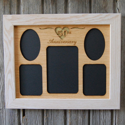 50th Anniversary Picture Frame - Legacy Images - Picture Frames - 11x14 Picture Frame 5x7 picture frame 8x10 picture frame laser engraved