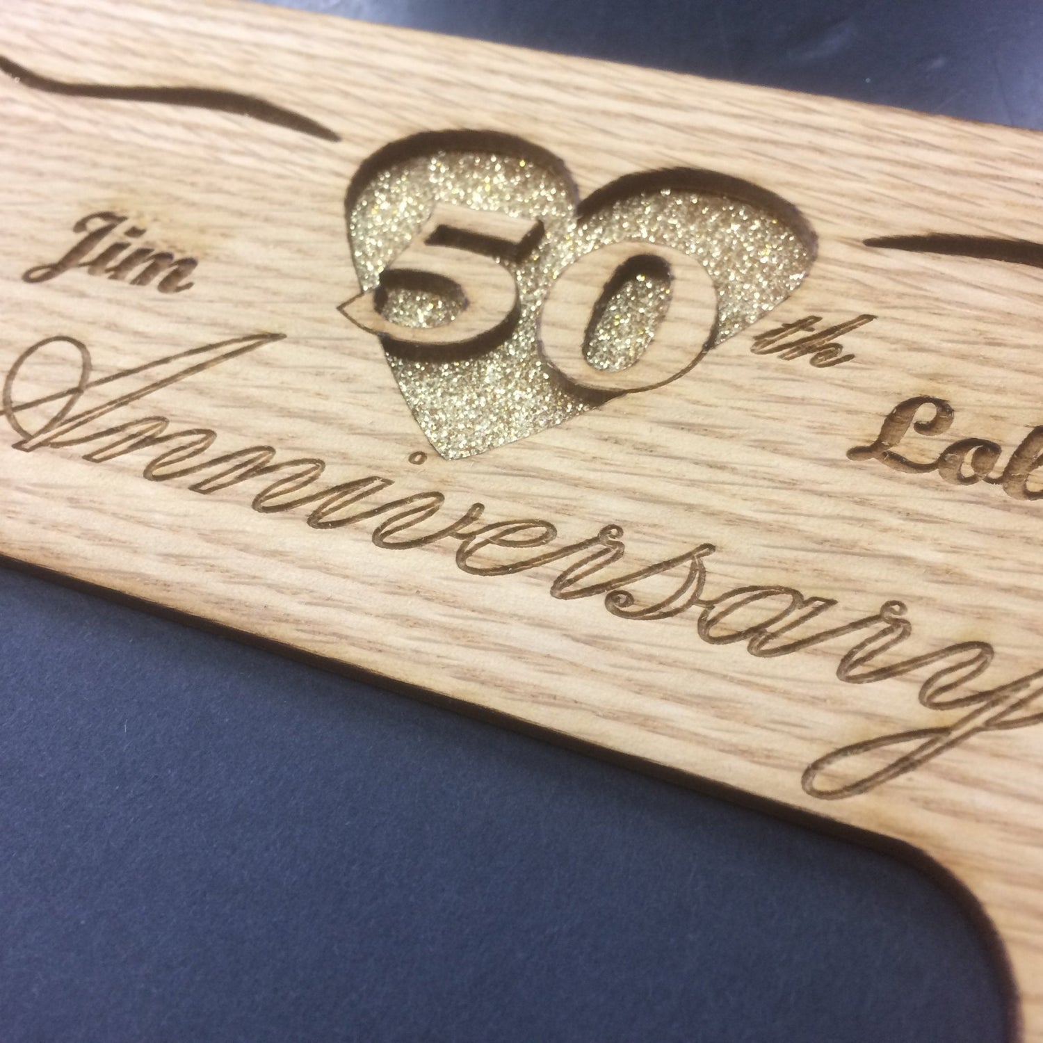 50th Anniversary Picture Frame - 50th Anniversary Picture Frame - 50th Anniversary Picture Frame, Picture Frame, home decor, laser engraved - Legacy Images - Legacy Images - Picture Frames - Legacy Images - Picture Frames