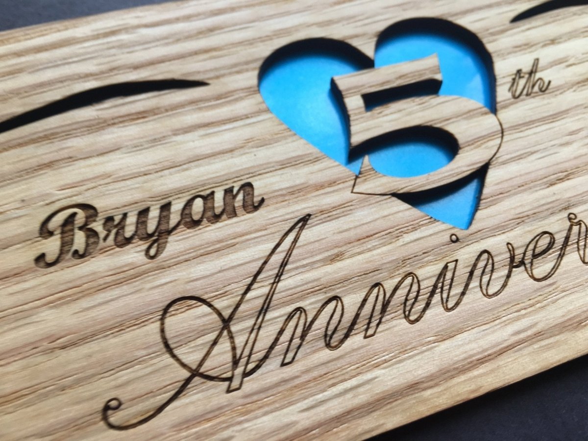 5th Anniversary Picture Frame - Legacy Images - Picture Frames - 11x14 Picture Frame 5th Anniversary 5x7 picture frame laser engraved