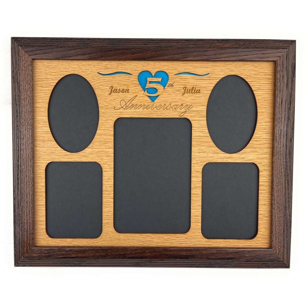 5th Anniversary Picture Frame - Legacy Images - Picture Frames - 11x14 Picture Frame 5th Anniversary 5x7 picture frame laser engraved