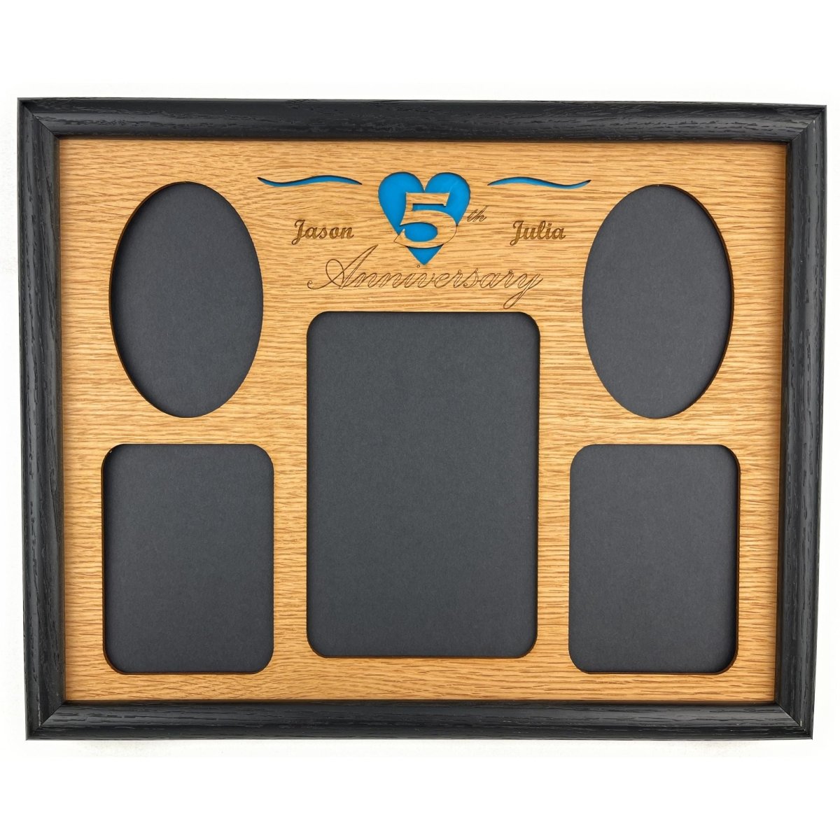 5th Anniversary Picture Frame - Legacy Images - Picture Frames - 11x14 Picture Frame 5th Anniversary 5x7 picture frame laser engraved