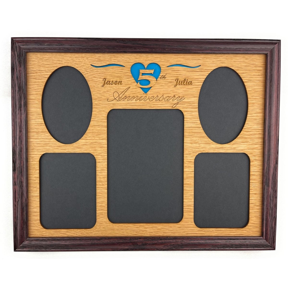 5th Anniversary Picture Frame - Legacy Images - Picture Frames - 11x14 Picture Frame 5th Anniversary 5x7 picture frame laser engraved