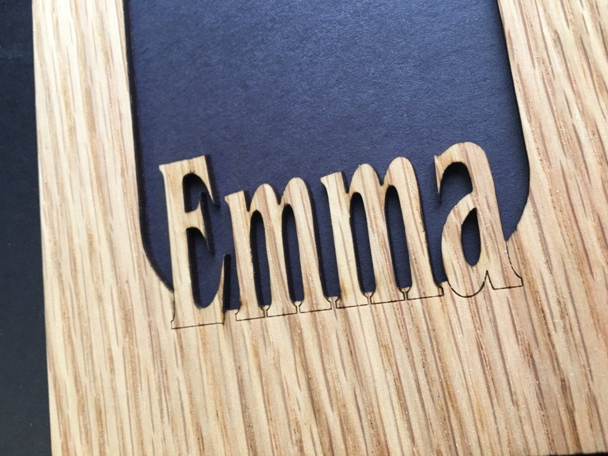 5x7 Name Picture Frame - Hold 3x5 Photo - Mat Only! - Legacy Images - Picture Frame - 5x7 picture frame name picture frame laser engraved