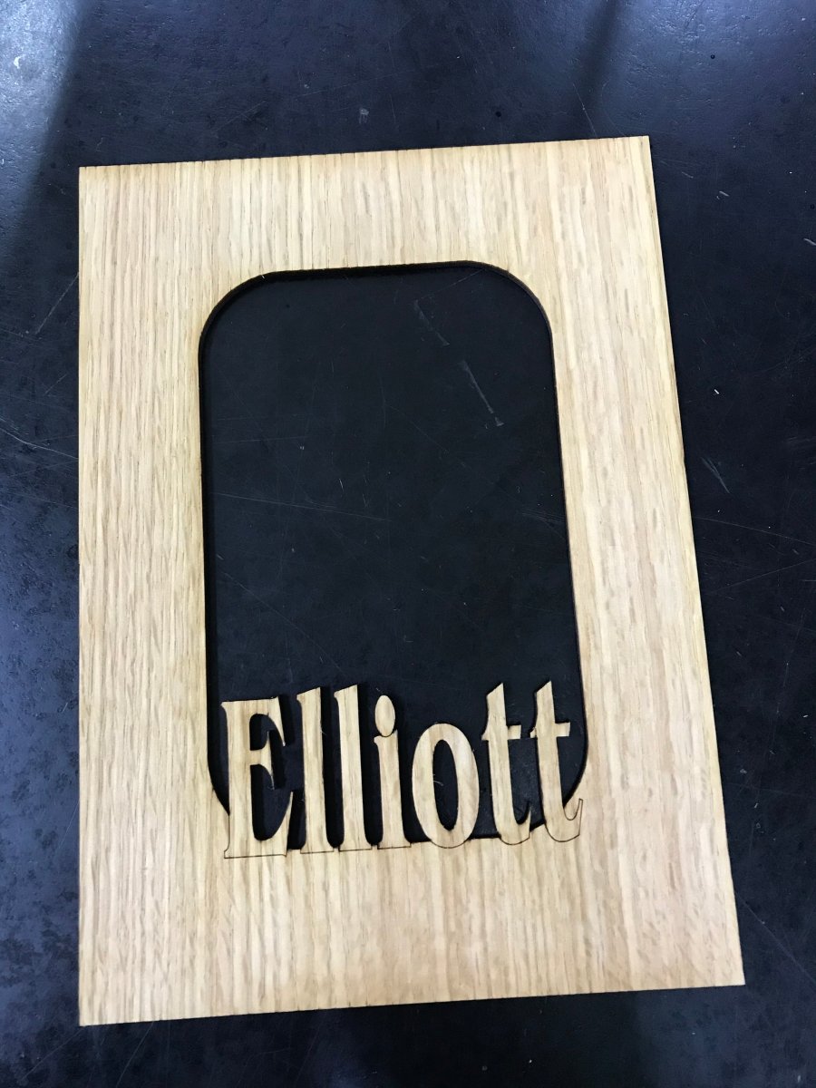 5x7 Name Picture Frame - Hold 3x5 Photo - Mat Only! - Legacy Images - Picture Frame - 5x7 picture frame name picture frame laser engraved