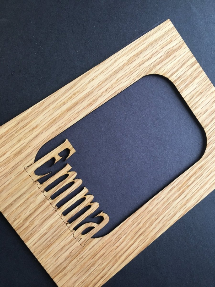 5x7 Name Picture Frame - Hold 3x5 Photo - Mat Only! - Legacy Images - Picture Frame - 5x7 picture frame name picture frame laser engraved