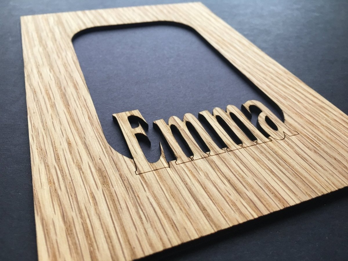 5x7 Name Picture Frame - Hold 3x5 Photo - Mat Only! - Legacy Images - Picture Frame - 5x7 picture frame name picture frame laser engraved