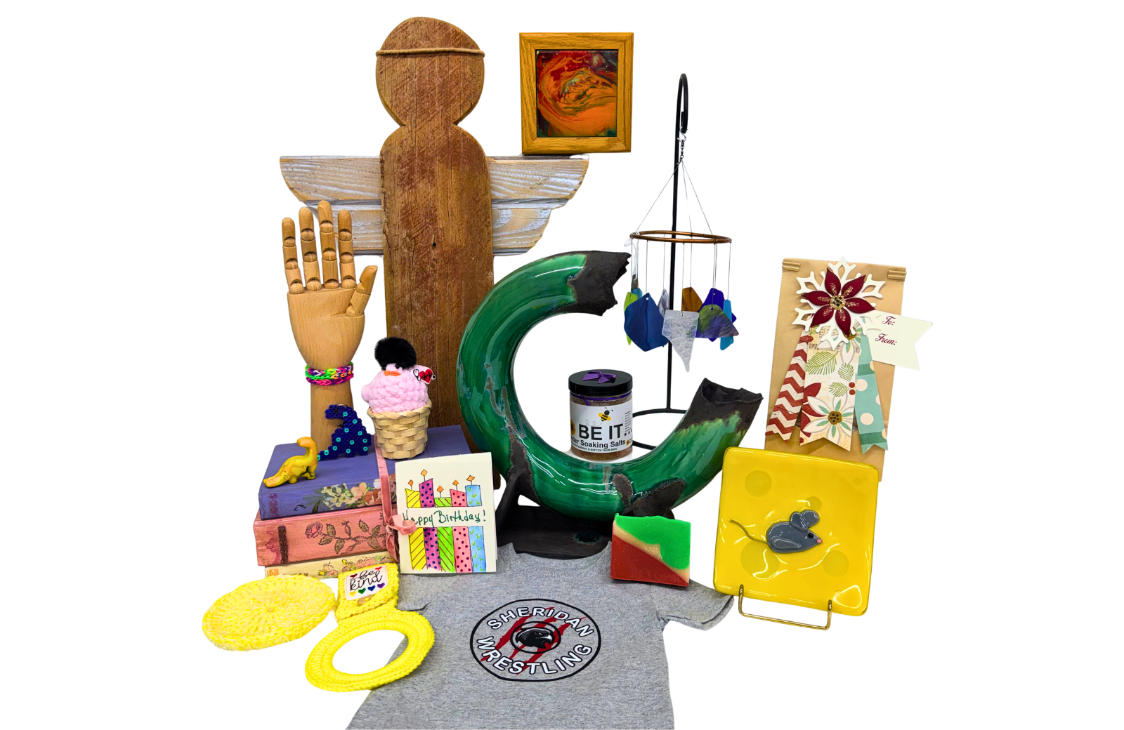 Load video: Handmade items by local artists and crafters