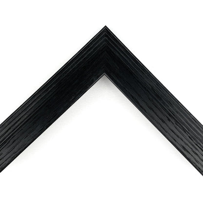 Black Ridged Picture Frame
