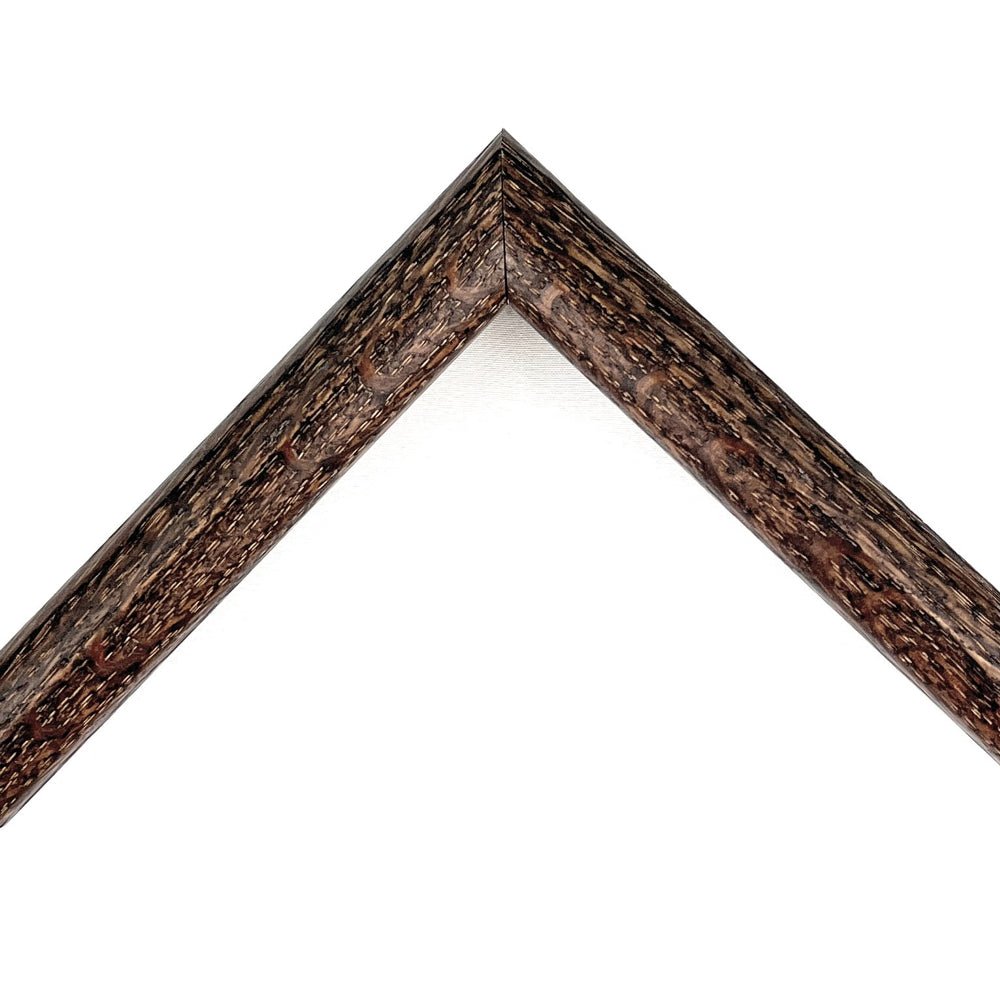 Dark Round Picture Frame