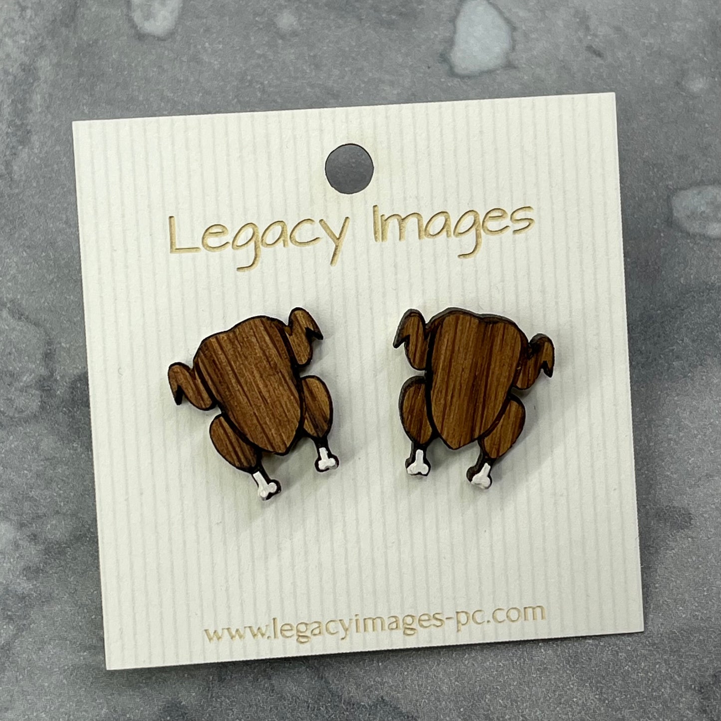 Thanksgiving Earrings - Legacy Images - Earrings - Earrings holiday holidays laser engraved