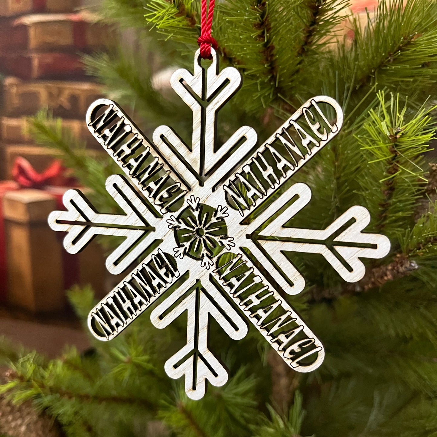 Personalized Snowflake Ornaments