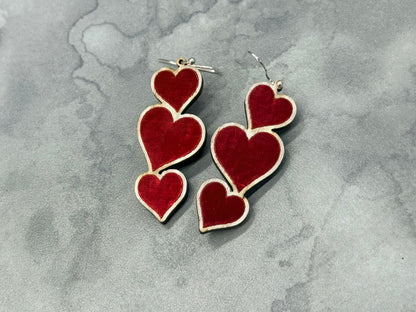 Heart Earrings - Dangles