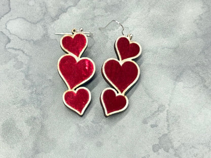 Heart Earrings - Dangles
