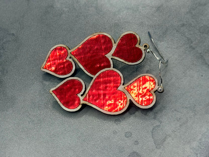 Heart Earrings - Dangles