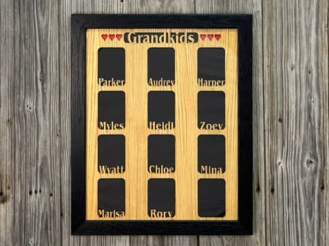 Grandkids Name Picture Frame 16"x20"
