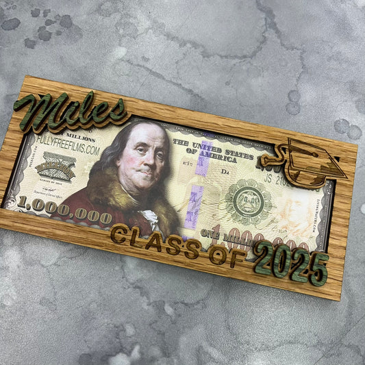 Class of 2026 Personalized Money Holder
