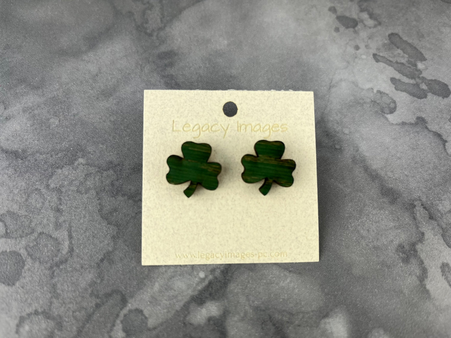 St. Patrick's Day Rainbows Earrings - Legacy Images - Earrings - Earrings holiday holidays laser engraved