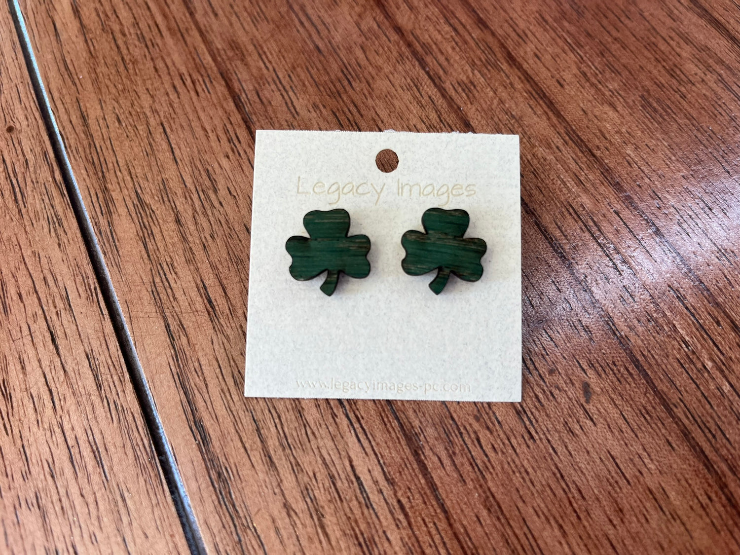 St. Patrick's Day Rainbows Earrings - Legacy Images - Earrings - Earrings holiday holidays laser engraved