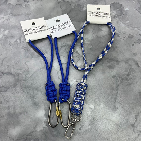 Thin Blue Line Keychains & Lanyards - Thin Blue Line Fundraiser for Bob Shock