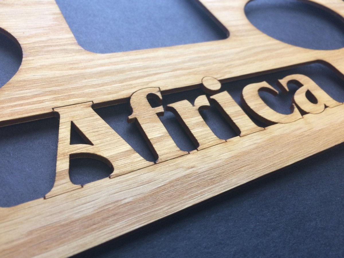 Africa Picture Frame 11"x14" - Legacy Images - Picture Frames - 11x14 Picture Frame Africa country laser engraved