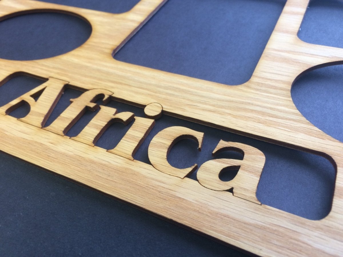 Africa Picture Frame 11"x14" - Legacy Images - Picture Frames - 11x14 Picture Frame Africa country laser engraved