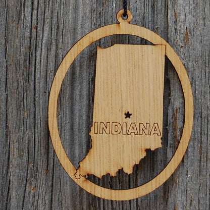 Alabama State Ornament - Legacy Images - Holiday Ornaments - christmas ornament state laser engraved
