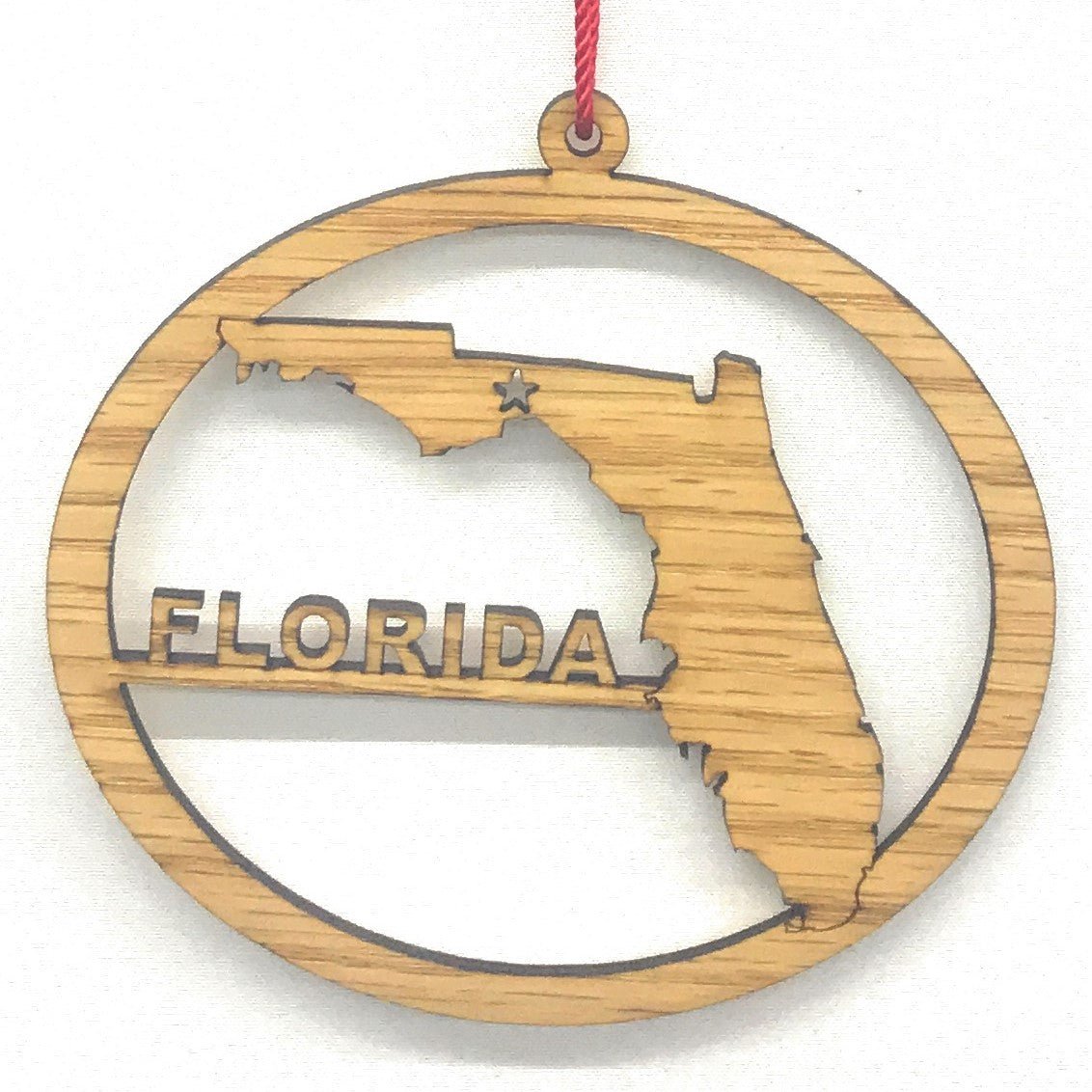 Alabama State Ornament - Legacy Images - Holiday Ornaments - christmas ornament state laser engraved