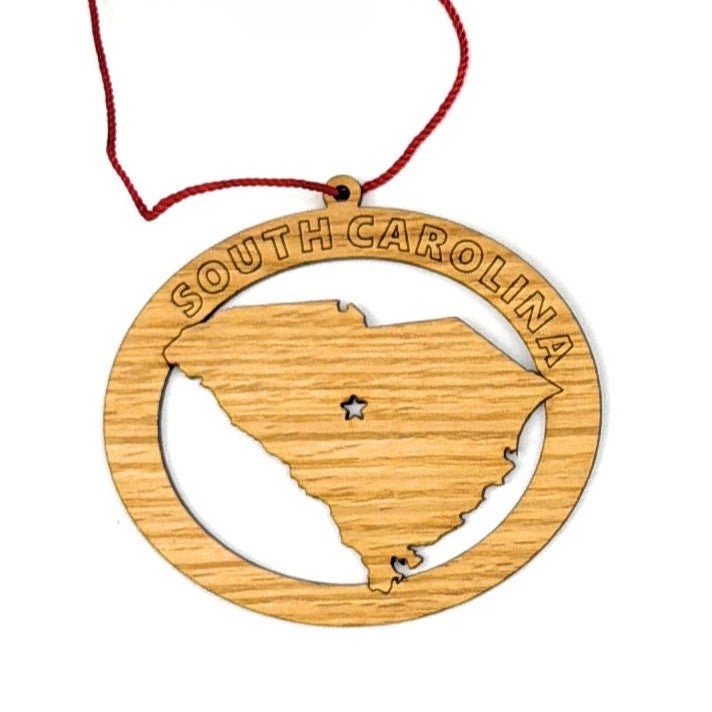 Alabama State Ornament - Legacy Images - Holiday Ornaments - christmas ornament state laser engraved