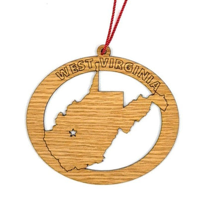 Alabama State Ornament - Legacy Images - Holiday Ornaments - christmas ornament state laser engraved