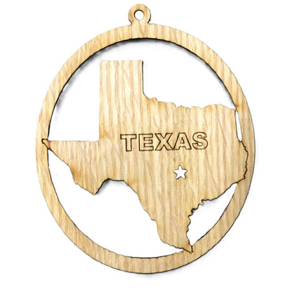 Alabama State Ornament - Legacy Images - Holiday Ornaments - christmas ornament state laser engraved