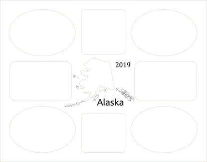 Alaska Picture Frame - Legacy Images - Picture Frames - 11x14 Picture Frame 5x7 picture frame picture frame laser engraved
