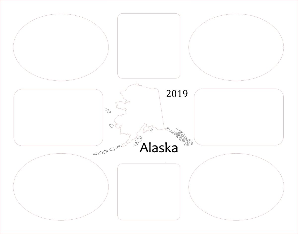 Alaska Picture Frame - Legacy Images - Picture Frames - 11x14 Picture Frame 5x7 picture frame picture frame laser engraved