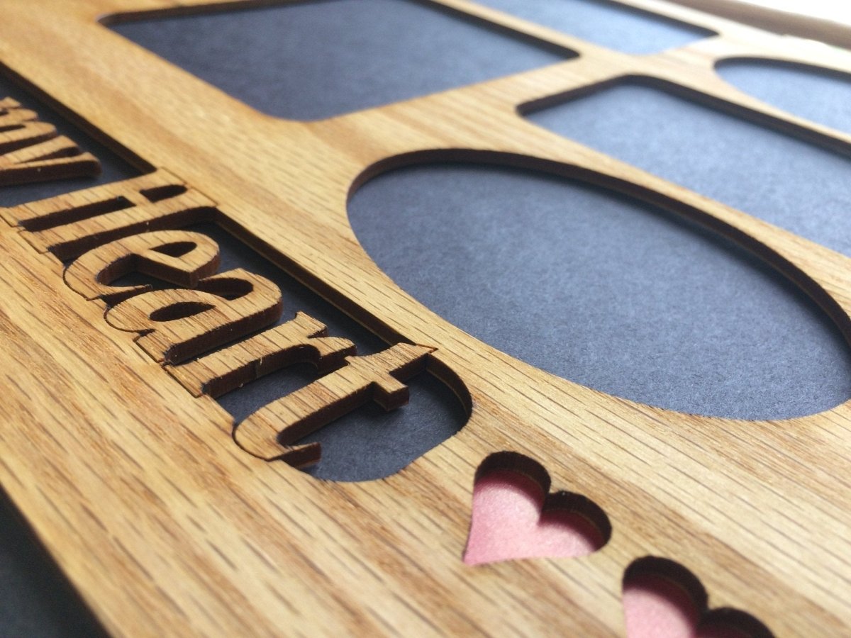 Always In My Heart Picture Frame 11"x14" - Legacy Images - Picture Frames - 11x14 Picture Frame family picture frame laser engraved