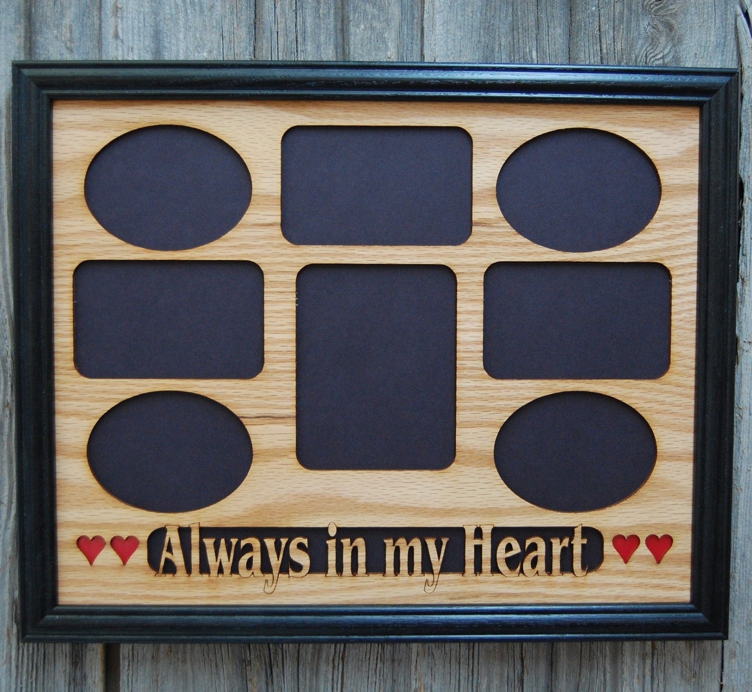 Always In My Heart Picture Frame 11"x14" - Always In My Heart Picture Frame 11"x14" - Always In My Heart Picture Frame, Picture Frame, home decor, laser engraved - Legacy Images - Legacy Images - Picture Frames - Legacy Images - Picture Frames