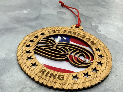 America 250 Ornament - Legacy Images - Holiday Ornaments - holiday ornament laser engraved