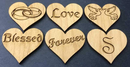 Anniversary Drop Heart Box Guest - Legacy Images - Guestbook - 11x14 Picture Frame 12x16 picture frame 16x20 picture frame laser engraved