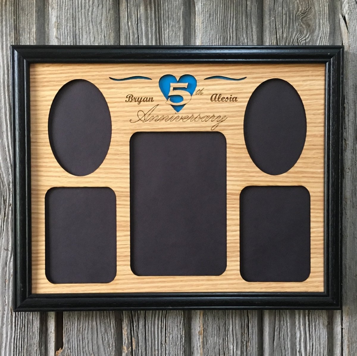 Anniversary Picture Frame - Legacy Images - Picture Frames - 11x14 Picture Frame 5x7 picture frame 8x10 picture frame laser engraved