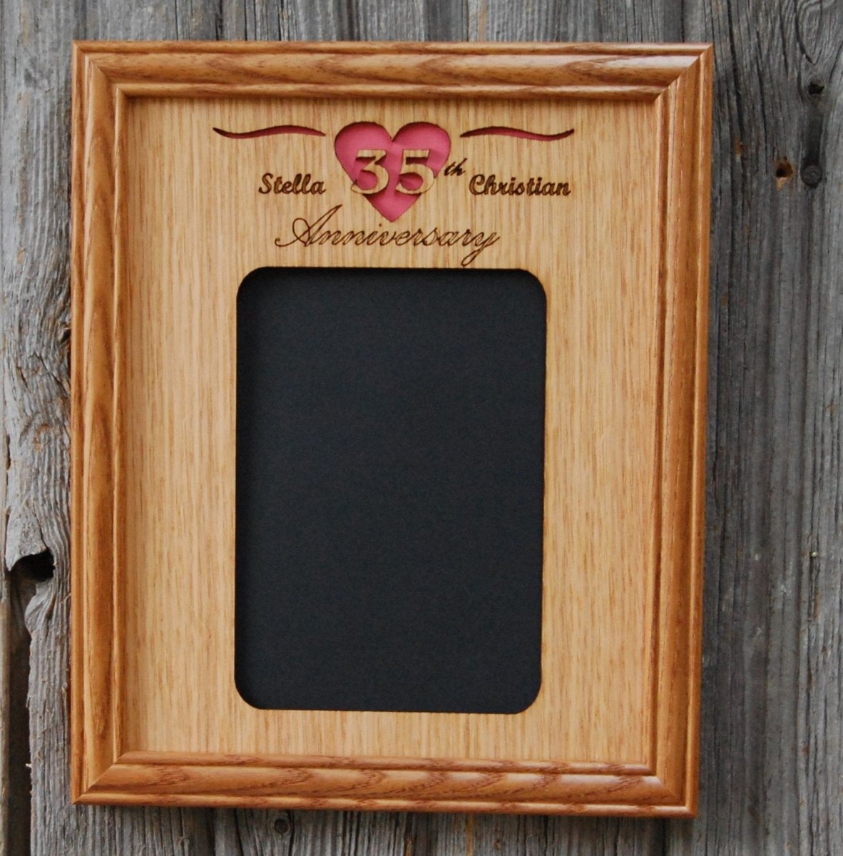 Anniversary Picture Frame - Legacy Images - Picture Frames - 11x14 Picture Frame 5x7 picture frame 8x10 picture frame laser engraved