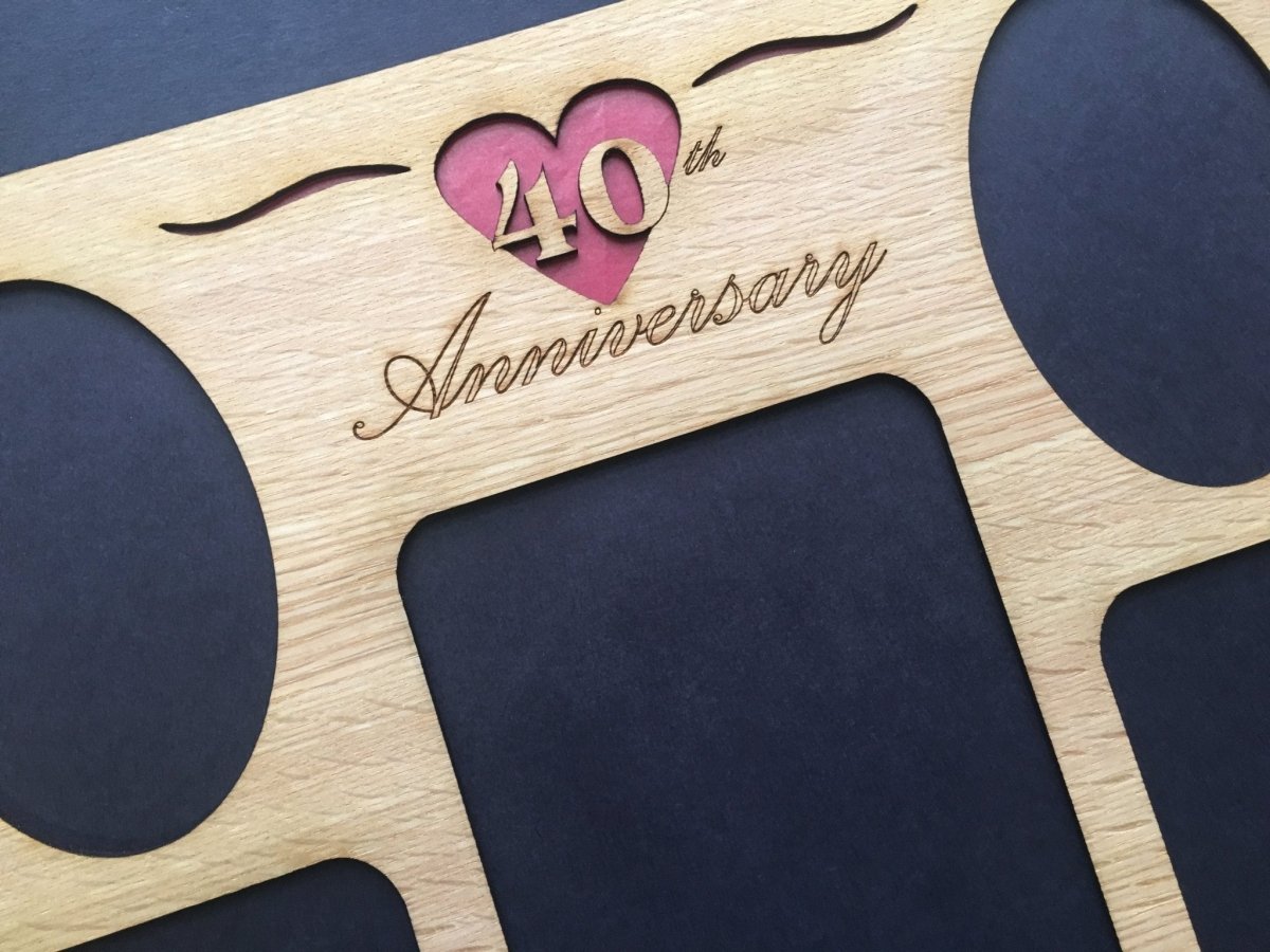 Anniversary Picture Frame - Legacy Images - Picture Frames - 11x14 Picture Frame 5x7 picture frame 8x10 picture frame laser engraved