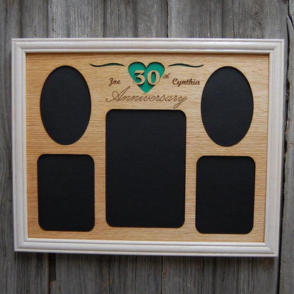 Anniversary Picture Frame - Legacy Images - Picture Frames - 11x14 Picture Frame 5x7 picture frame 8x10 picture frame laser engraved