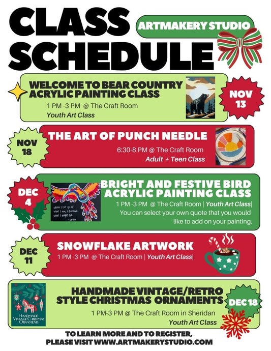 Artmakery Studio - Classes at The Craft Room - Legacy Images - The Craft Room laser engraved