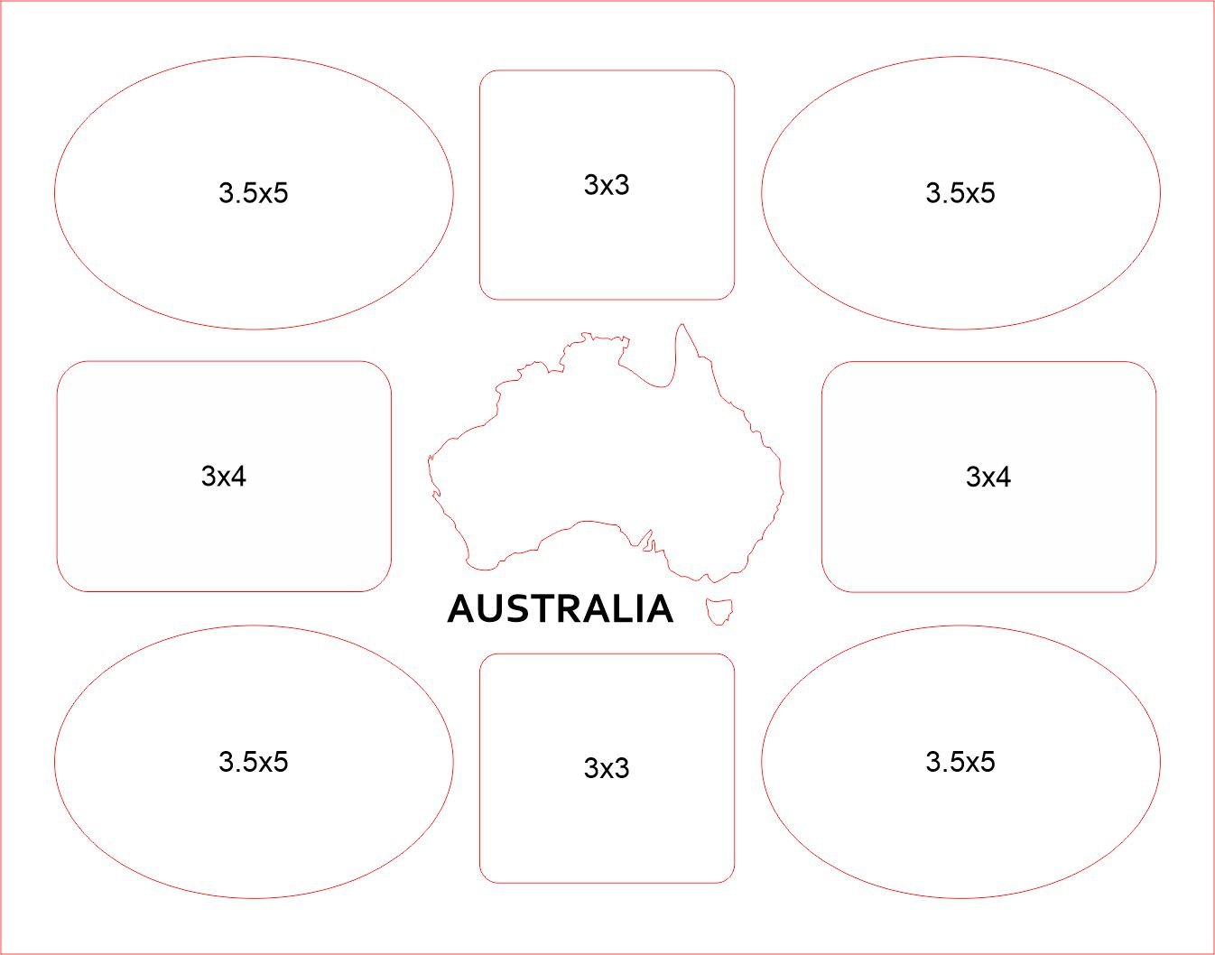 Australia Picture Frame - Australia Picture Frame - Legacy Images - Picture Frames