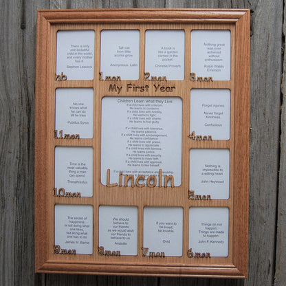 Baby First Year Picture Frame - Baby First Year Picture Frame - Legacy Images - Picture Frames - Legacy Images - Picture Frames