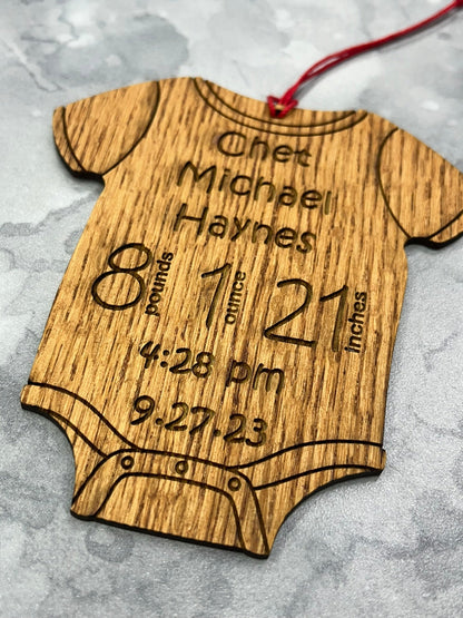 Baby Onesie Christmas Ornament - Baby Onesie Christmas Ornament - Legacy Images - Holiday Ornaments - Legacy Images - Holiday Ornaments