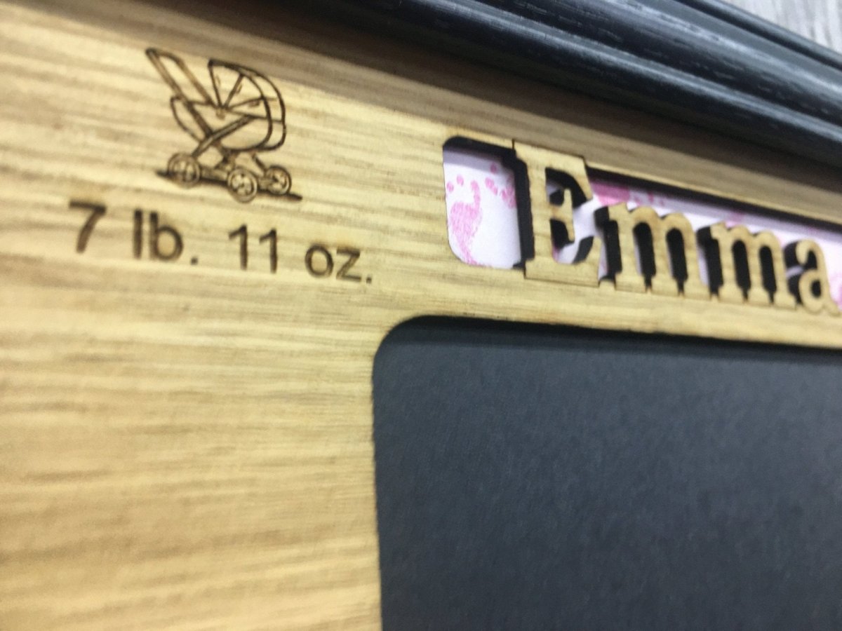Baby Stats Picture Frame - Legacy Images - Picture Frame - 11x14 Picture Frame 8x10 picture frame baby laser engraved