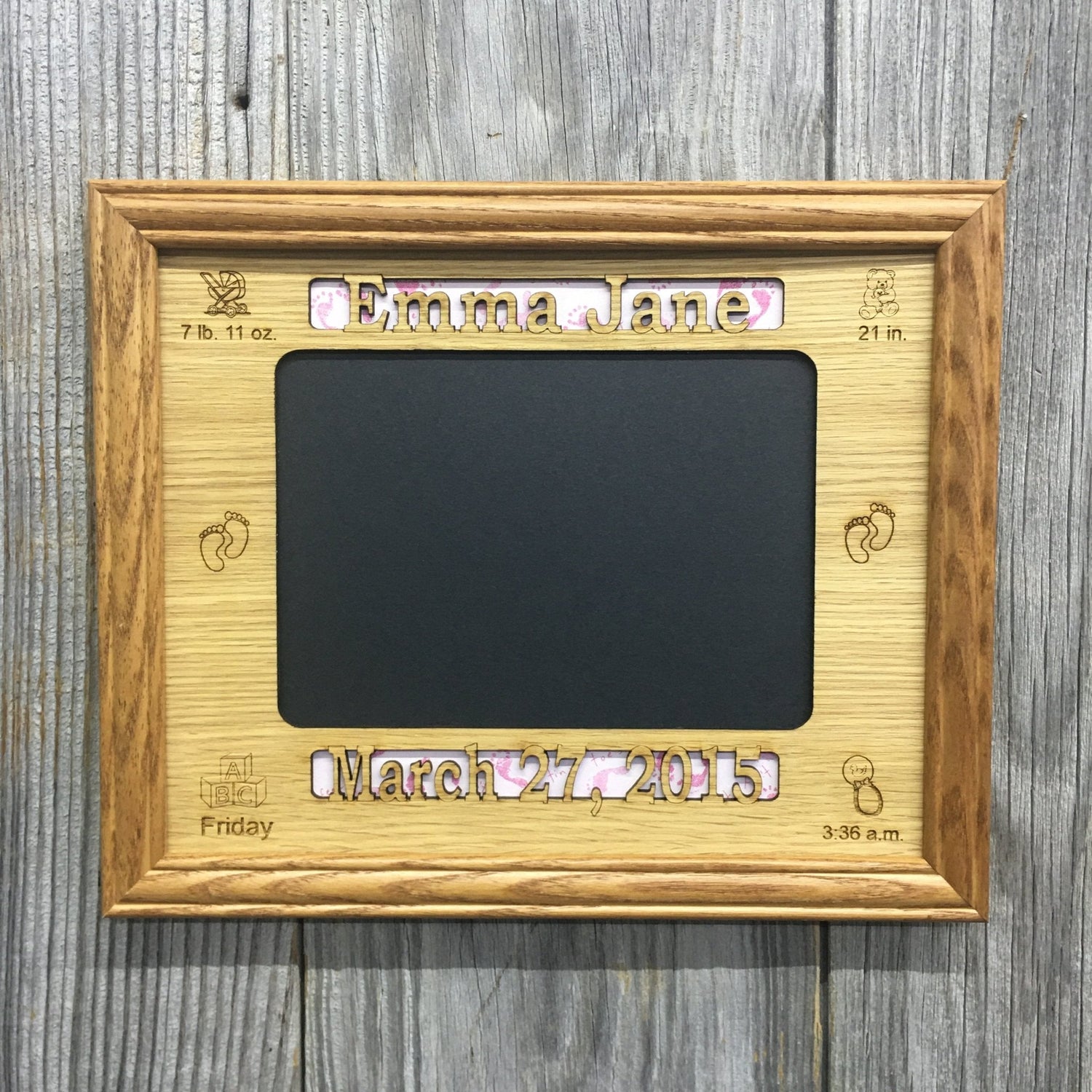 Baby Stats Picture Frame - Baby Stats Picture Frame - Baby Picture Frame - Legacy Images - Legacy Images - Picture Frame - Legacy Images - Picture Frame